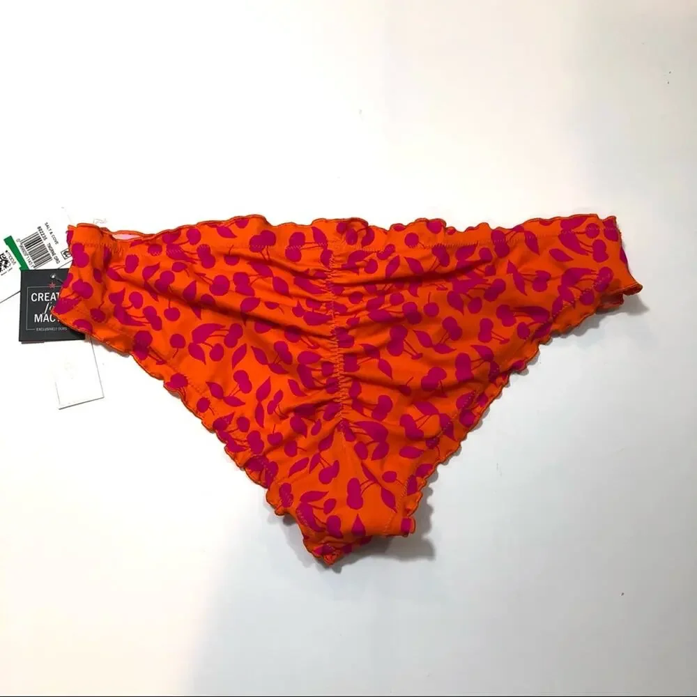 Salt+Cove TANGERINE Ruffled Bikini Swim Bottom